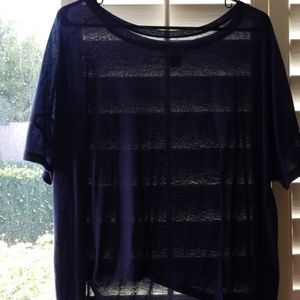 Navy blue ON top.